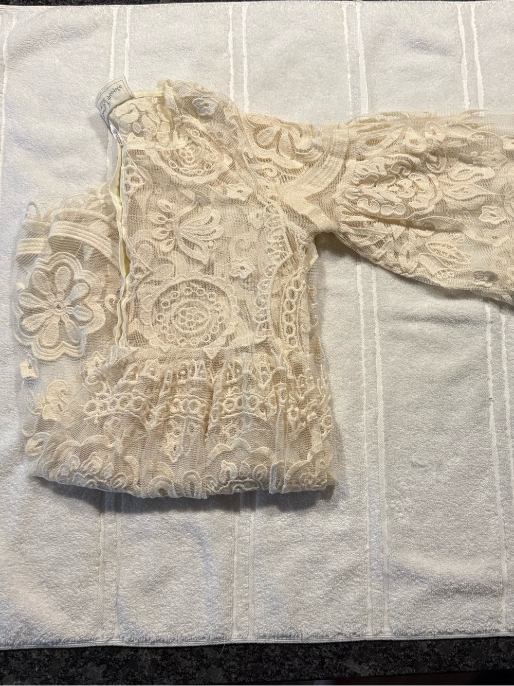 Jen's Pirate Booty X Free People El Sol Boho Lace babydoll Dress X-Small Ivory - Picture 12 of 15